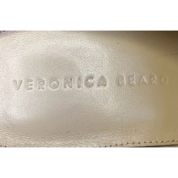 Veronica Beard Dacey Heeled Slip On Clogs Brown Suede Clogs Gold Accents Sz 11 - Picture 13 of 15